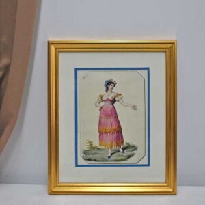 Lámina bailarina goyesca