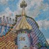 Acuarela Casa Batlló - Imagen 4
