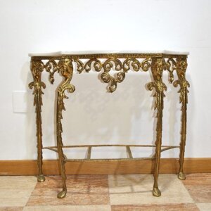 Consola de bronce
