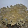 Mesita pedestal bronce - Imagen 4