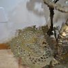 Mesita pedestal bronce - Imagen 5