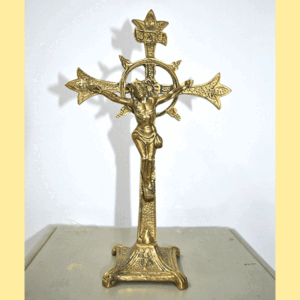 Crucifijo de bronce