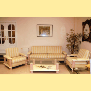 Conjunto sofá y sillones