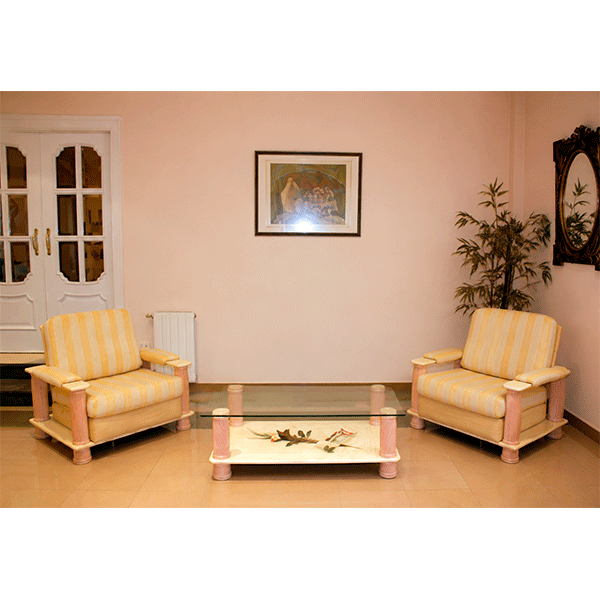Pareja de sillones madera