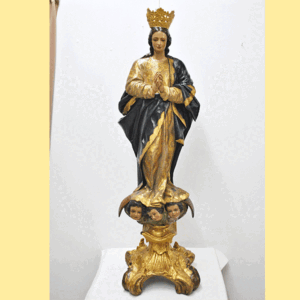 Talla de madera Inmaculada S.XVIII