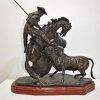 Escultura bronce picador