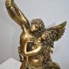 Escultura marmolina dorada - Imagen 4