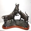 Escultura bronce toros JL Cuevas