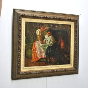Pintura óleo J. Alcocer