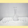 Juego de licor cristal