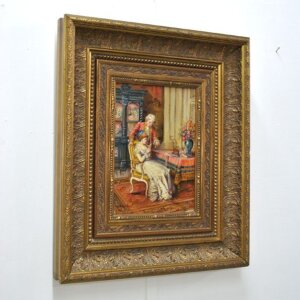 Óleo sobre cobre