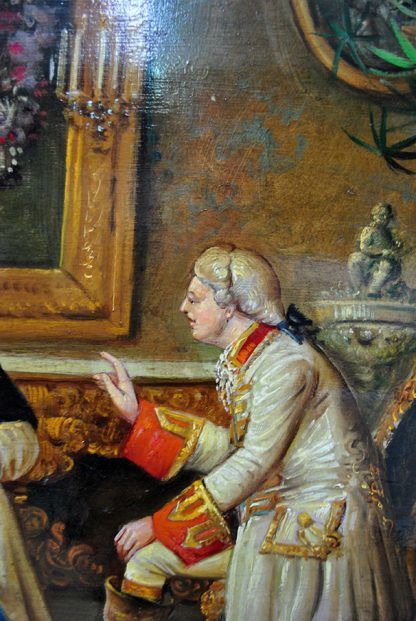 Pintura La visita del cardenal - Imagen 9