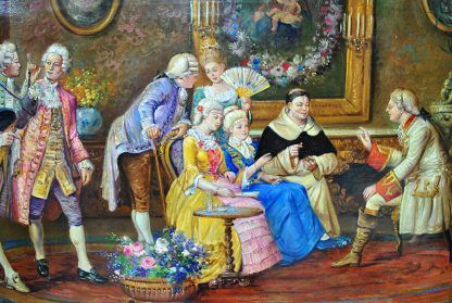 Pintura La visita del cardenal - Imagen 10