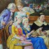 Pintura La visita del cardenal - Imagen 11