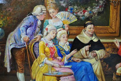 Pintura La visita del cardenal - Imagen 11