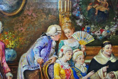 Pintura La visita del cardenal - Imagen 12