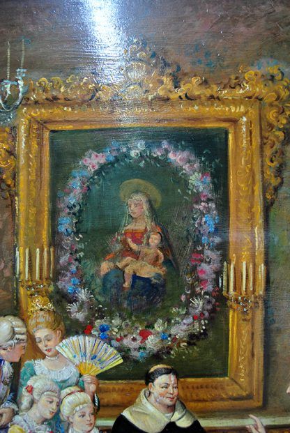 Pintura La visita del cardenal - Imagen 13