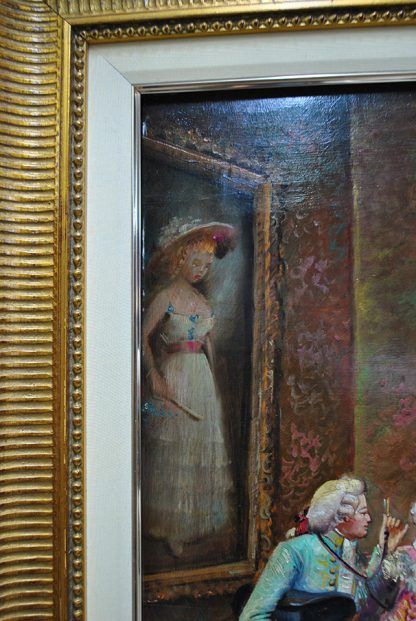 Pintura La visita del cardenal - Imagen 16