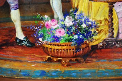 Pintura La visita del cardenal - Imagen 17