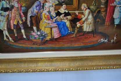 Pintura La visita del cardenal - Imagen 21