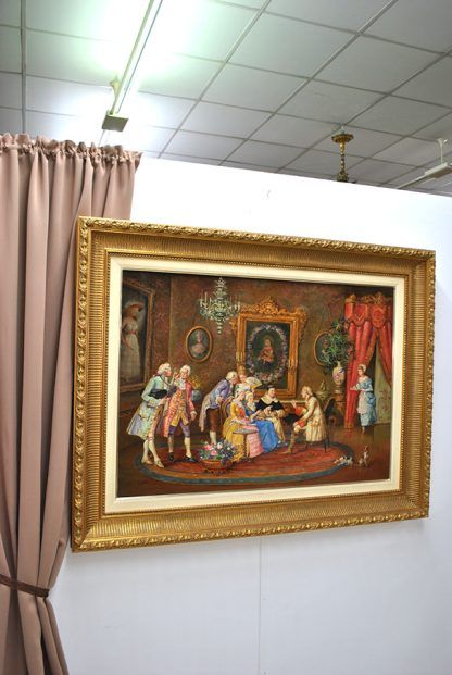 Pintura La visita del cardenal - Imagen 2