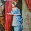 Pintura La visita del cardenal - Imagen 6