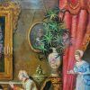 Pintura La visita del cardenal - Imagen 7