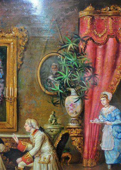 Pintura La visita del cardenal - Imagen 7