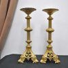 Pareja hacheros bronce