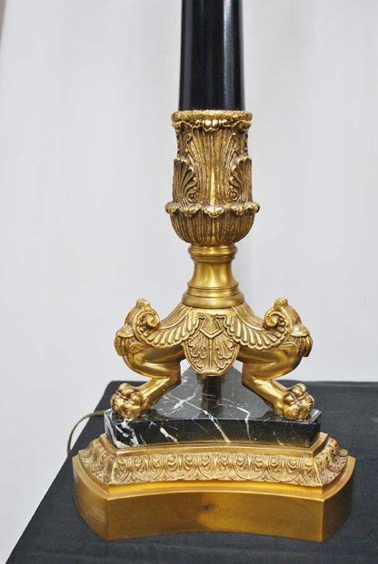 Reloj y candelabros bronce - Imagen 6