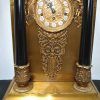 Reloj y candelabros bronce - Imagen 9