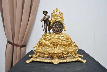 Reloj de mesa en bronce - Imagen 2