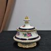 Frasco porcelana flores