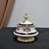 Frasco porcelana flores - Imagen 2