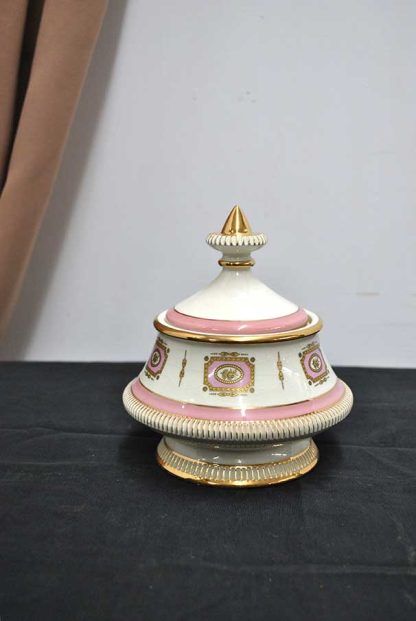 Tarro porcelana rosa