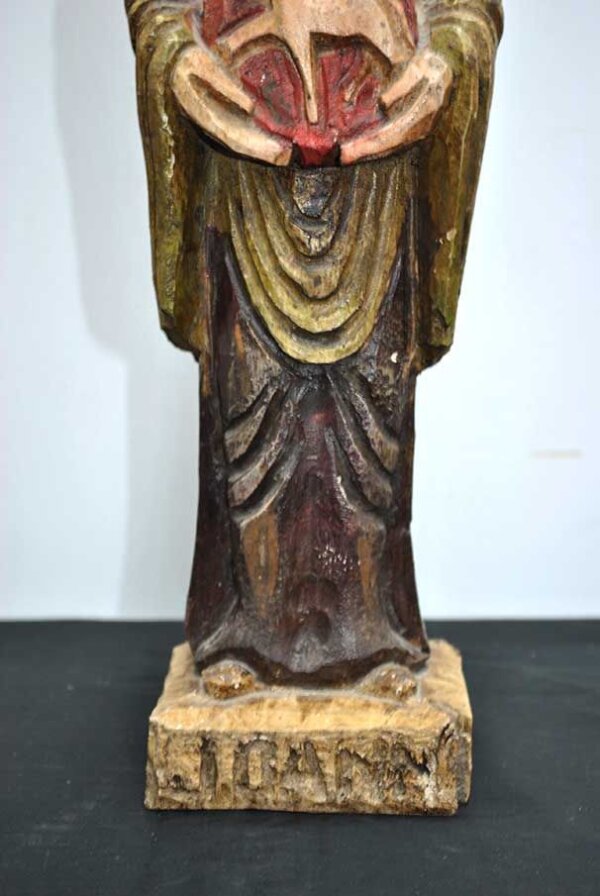 Figura madera San Juan - Imagen 3