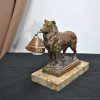 Figura perro de cobre