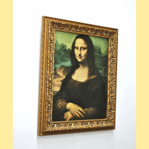 Cromolitografía Mona Lisa
