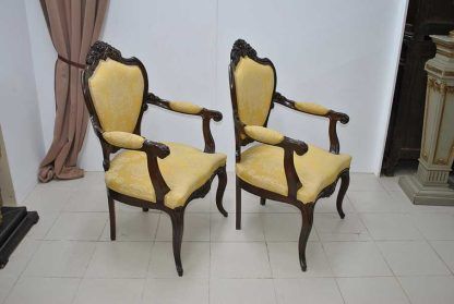Sillones antiguos Isabelinos - Imagen 6