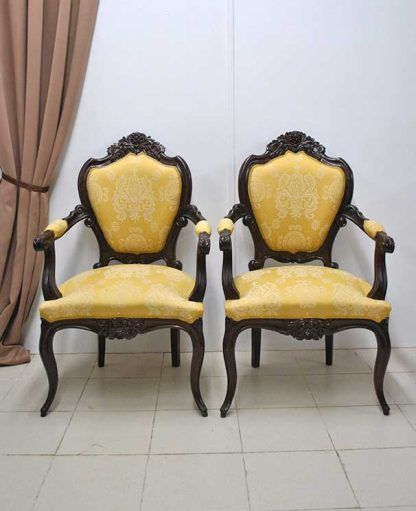 Sillones antiguos Isabelinos