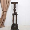 Pedestal de madera