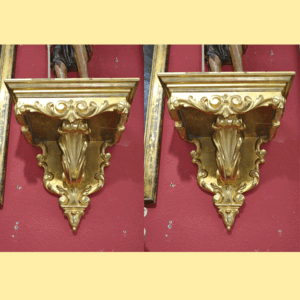 Ménsulas pan de oro