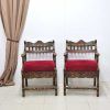 Pareja de sillones tallados
