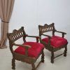 Pareja de sillones tallados - Imagen 6