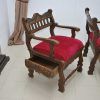 Pareja de sillones tallados - Imagen 7