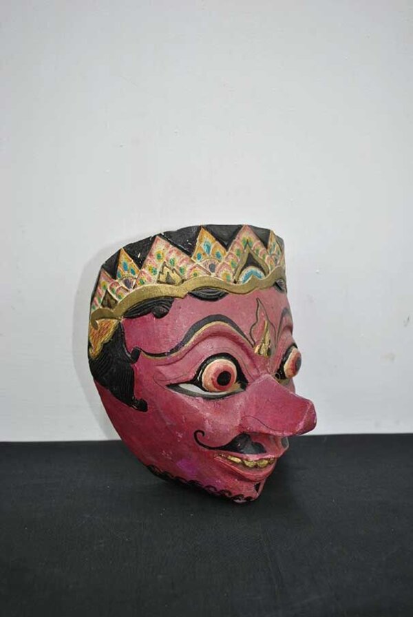Máscara indonesia madera - Imagen 2