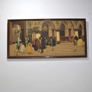 Cromolitogrfía paseo en la Piazzetta