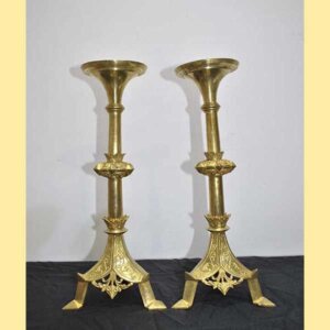Pareja de hacheros bronce