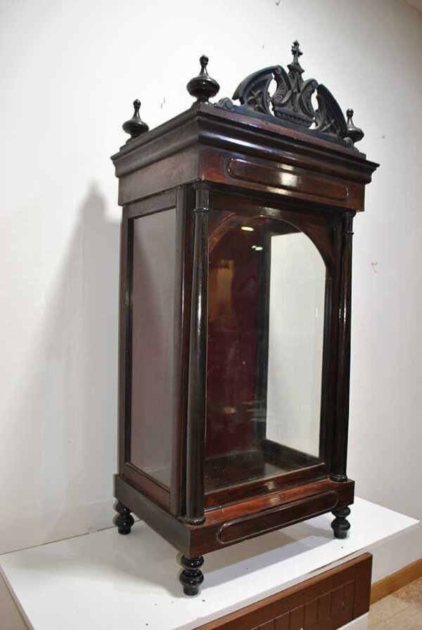 Capilla hornacina de caoba - Imagen 4