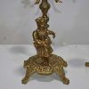Reloj y candelabros bronce - Imagen 9